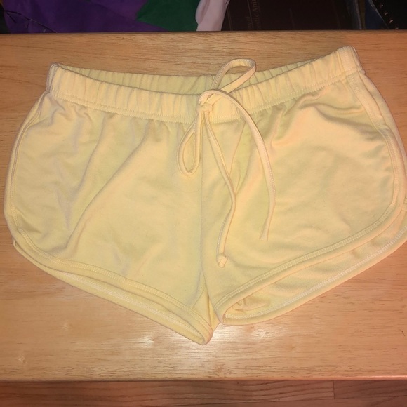 Revamped Pants - 🌼Pale Yellow Cotton Shorts🌼